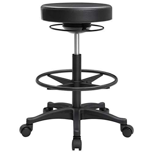 Kontor skammel 59,5-81 cm sort