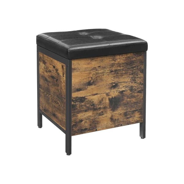 Taburet vintage brun