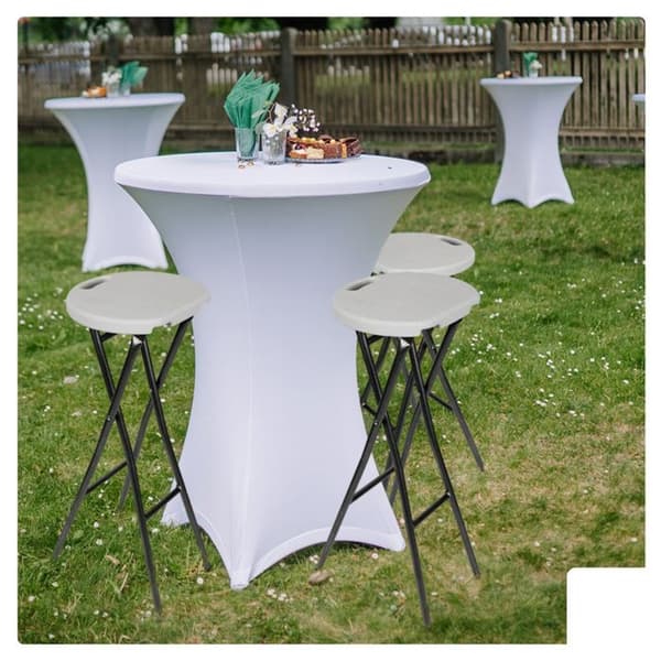 Hopfällbar barstol - 80 cm - Grå - Kök - Vuxen