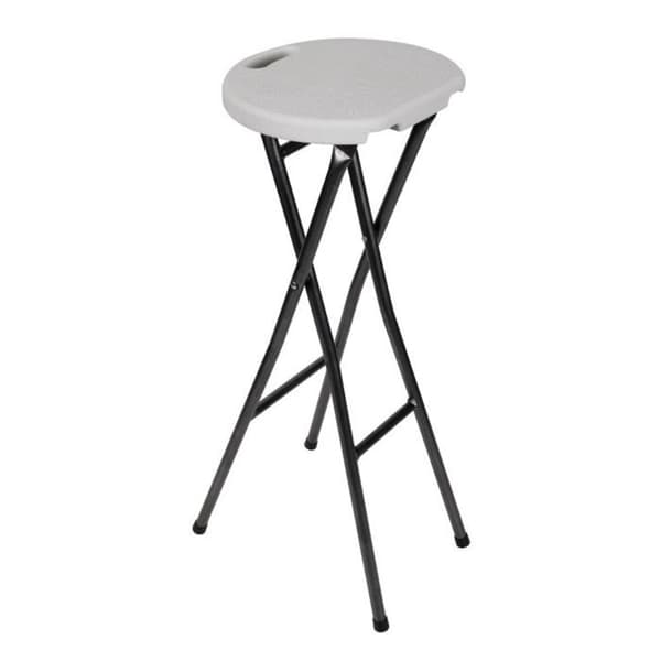Hopfällbar barstol - 80 cm - Grå - Kök - Vuxen