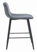 Miniatyrbild 3 av 5: MADAME MEUBLE | Barstol POZZA | Ergonomisk Design | Mörkgrå Sammet
