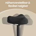 Miniatyrbillede 3 af 5: Afføring - 360 ° vipperbar - Stående