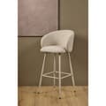 Miniatyrbilde 7 av 7: 2 x Eleanor barstol stoff beige.