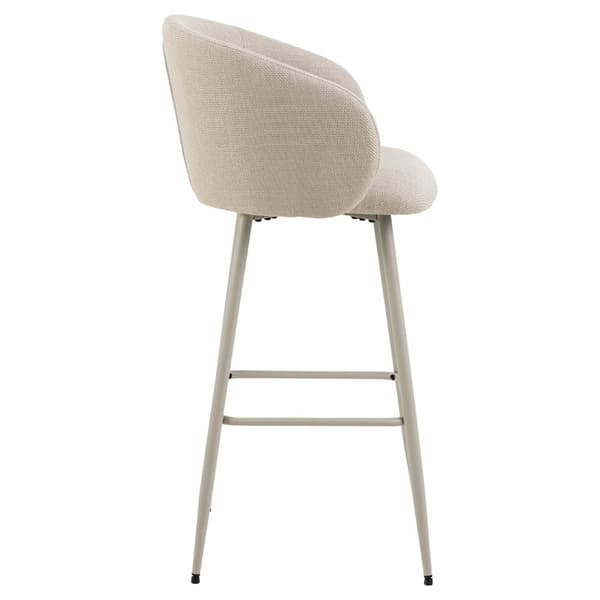 2 x Eleanor barstol stoff beige.