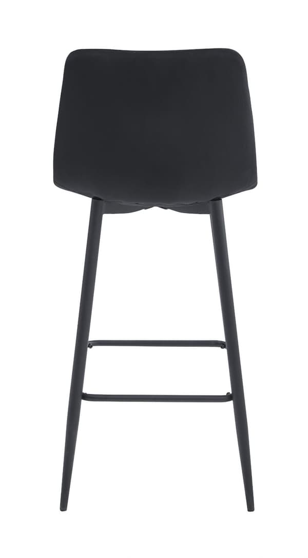 ARCETO pall - svart sammet / svarta ben x 2