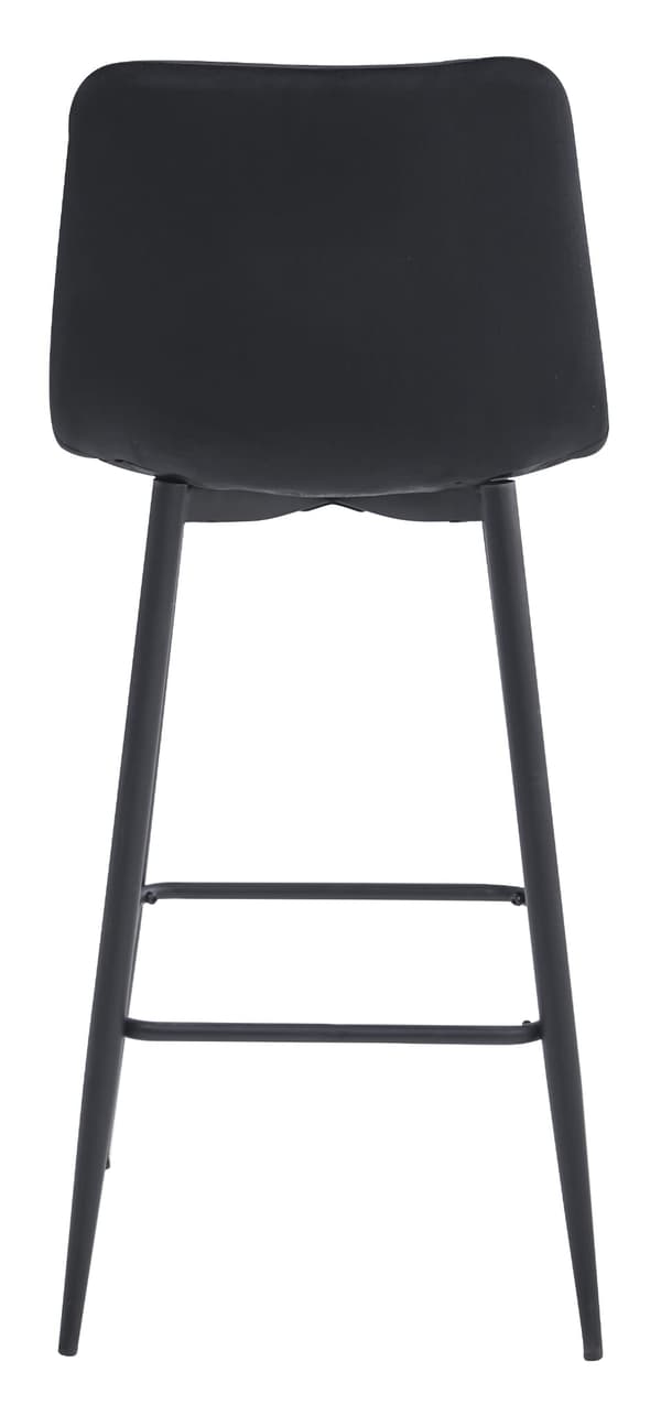 POZZA pall - svart sammet / svarta ben x 3