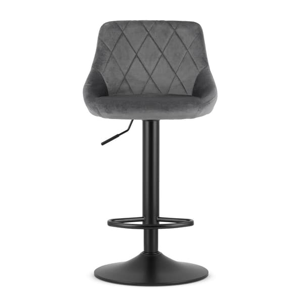 KAST pall - grå sammet / svart underrede x 2