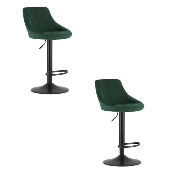 KAST pall - sammetsgrön / svart bas x 2