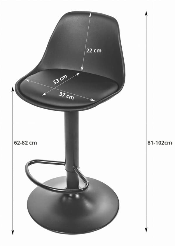 HOGA pall - svart / svart underrede x 2