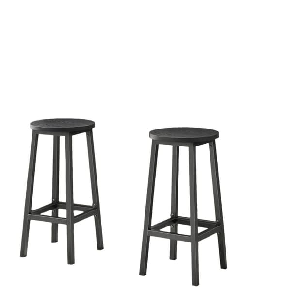 ROOTZ 2 SET BAR AFTOOLS - Søjstole - Køkkenstole - Holdbar metalramme - 32 cm D x 65 cm H