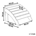 Pikkukuva 7 / 7: ADIRONDACK Puutarharahi Valkoinen Lumarko!