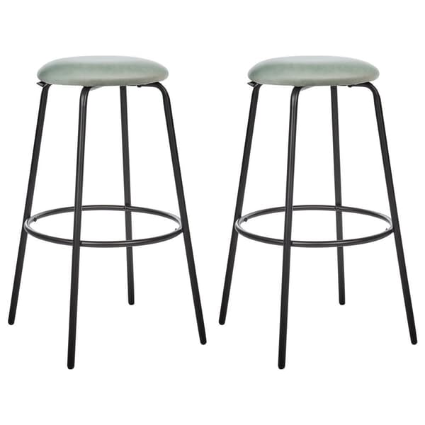 Set med 2 barstolar MORTON Velour Mint Lumarko!
