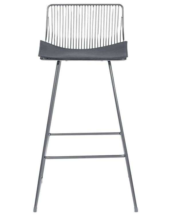 Barstolar i metall, set om 2, silver, FREDONIA, Lumarko!