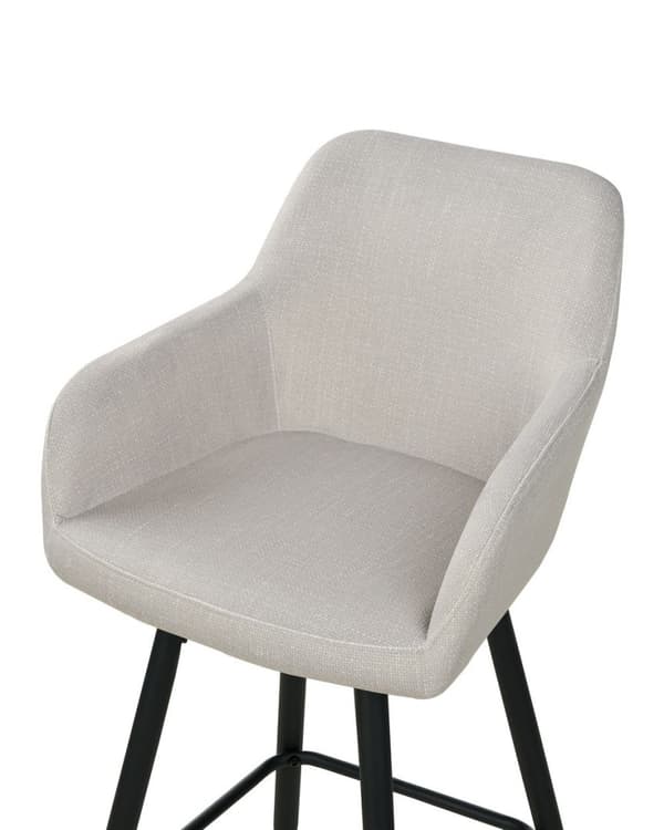 2 CASMALIA samettisen beige-harmaa baarituolin setti Lumarko!