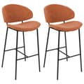 Miniatyrbild 1 av 9: Set med 2 KIANA barstolar Orange Lumarko!