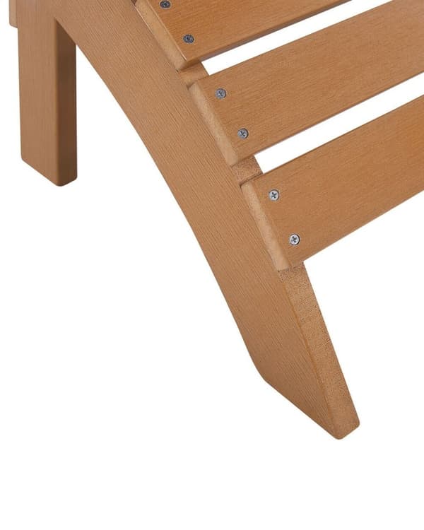 ADIRONDACK Trädgårdsfotpall Ljusbrun Lumarko!