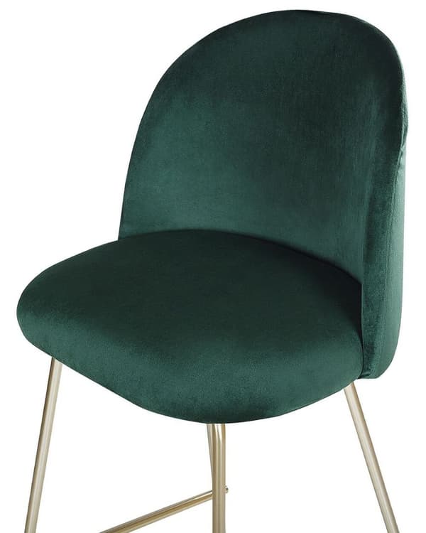 Set med 2 ARCOLA barstolar Emerald Velvet Lumarko!
