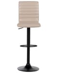 Miniatyrbild 4 av 10: Set med 2 LUCERNE barstolar Ecoleather Swivel Ljusbeige Lumarko!
