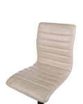 Miniatyrbild 6 av 10: Set med 2 LUCERNE barstolar Ecoleather Swivel Ljusbeige Lumarko!