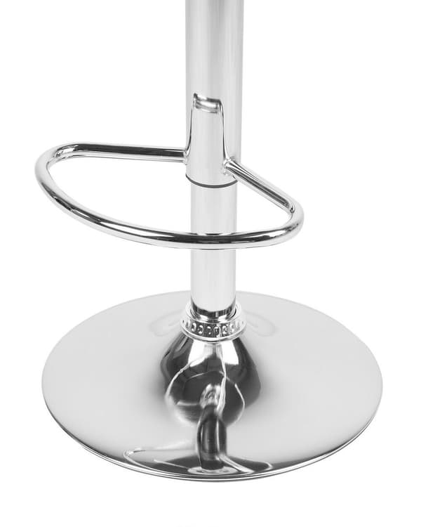 Set med 2 CONWAY barstolar Ecoleather Swivel Grå Lumarko!