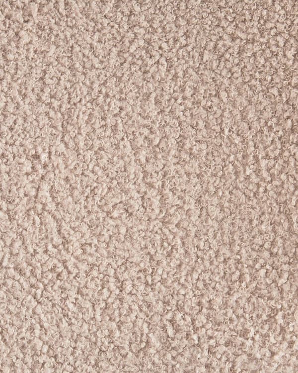 Set med 2 ljusbeige barstolar i bouclé, LUANA Lumarko!