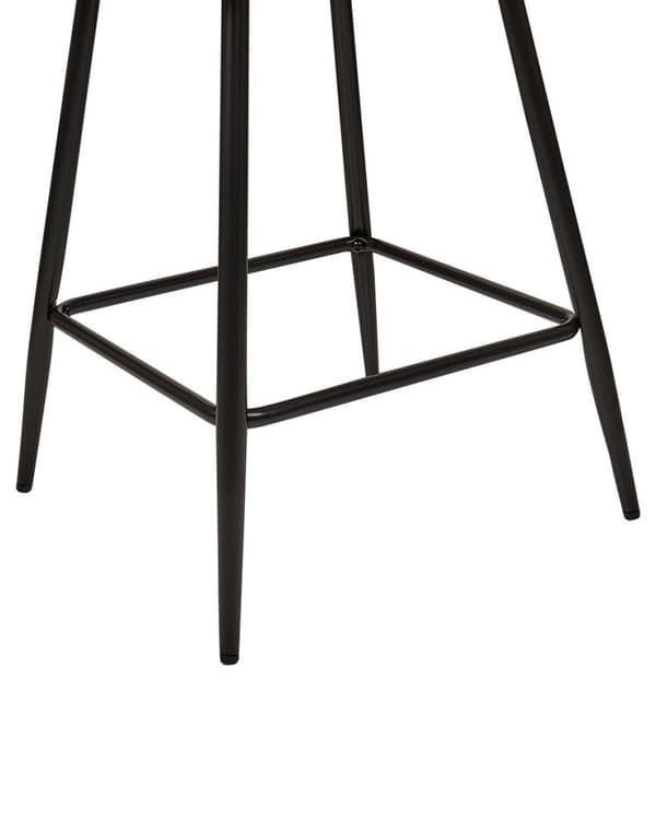 Set med 2 bouclé barstolar vita SANILAC Lumarko!