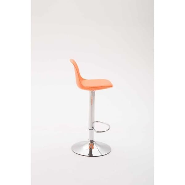 Kiel barpall Läder och plastskal, Orange-Chrome