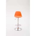 Miniatyrbild 2 av 4: Kiel barpall Läder och plastskal, Orange-Chrome