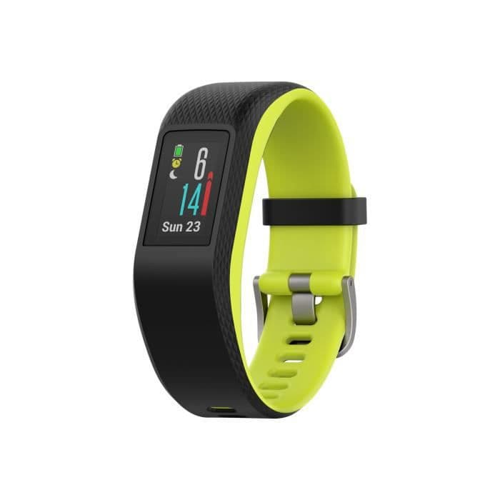 GARMIN Sportarmbånd med GPS og Cardio - Lemon Green - Størrelse L