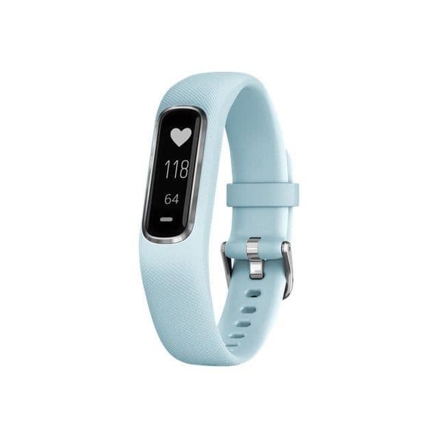 GARMIN Vivosmart 4 -rannekoru sydänranteella - Koko S / M - Sininen ja hopea
