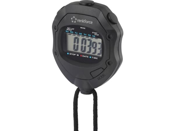 Renkforce RF-SW-110 Stoppuhr digital Black (RF-4612982)
