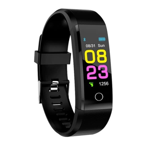 ZAPET Smartwatch Män Kvinnor Hjärtfrekvensmätare Blodtryck Fitness Tracker Smartwatch Sportklocka för ios android + BOX 2020 - Svart