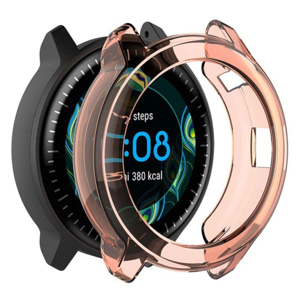 Garmin Vivoactive 3 Music durable clear case - Orange | CDON