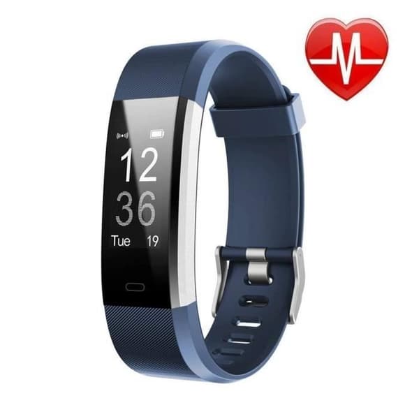 Smartklocka - ID115 - ID115 Smartwatch - Blå - 14 Sportlägen - Pulsmätare