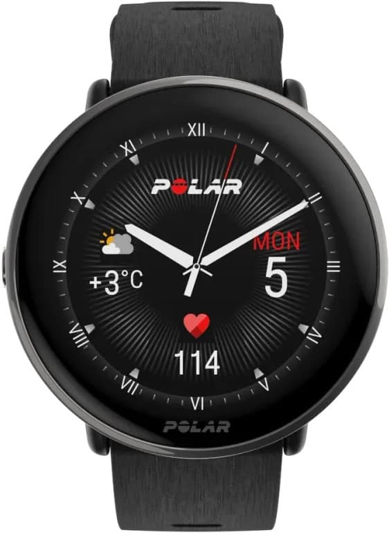 Polar Ignite 3 Titanium S-L, black