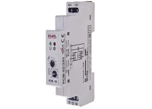 Chronometre Zamel - EXT10000076 - Tidsrelä 1P 16A 0,1sek-10dagar 24V AC/DC ()