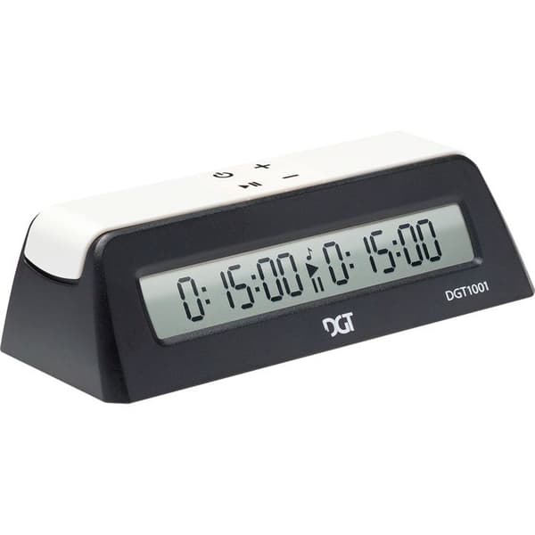 DGT 1001 digital schackklocka svart/vit