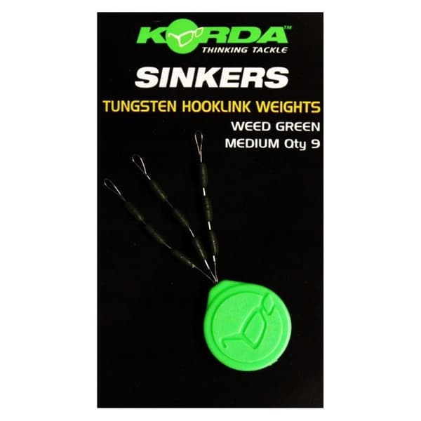 KORDA SINKERS L WEEDY GREEN STOPPER KSKLG |KSKLG