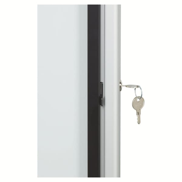 Glasskåp NOBO utomhusbruk magnetisk 4xA4