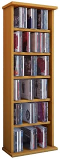 Miniatyrbild 1 av 2: Vostan bokhylla , CD-hylla 6 fack bokmönstrad.
