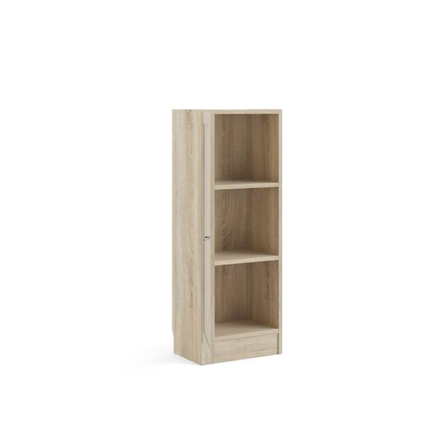 Base reol 1 låge eg struktur dekor.