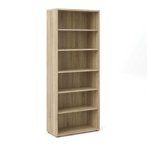 Prisme reol 5 hylder eg struktur dekor.