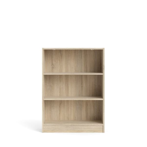 Base hylle B 2 hyller eik struktur dekor.