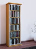 Miniatyrbilde 2 av 2: Classic hylle , CD-stativ, 6 hyller bøk dekor.
