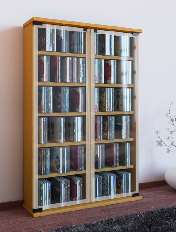 Galerie hylle , CD-stativ, 12 rom bøk dekor.