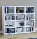 Miniatyrbilde 2 av 4: Megosa Mini hylle 12 rom hvit.