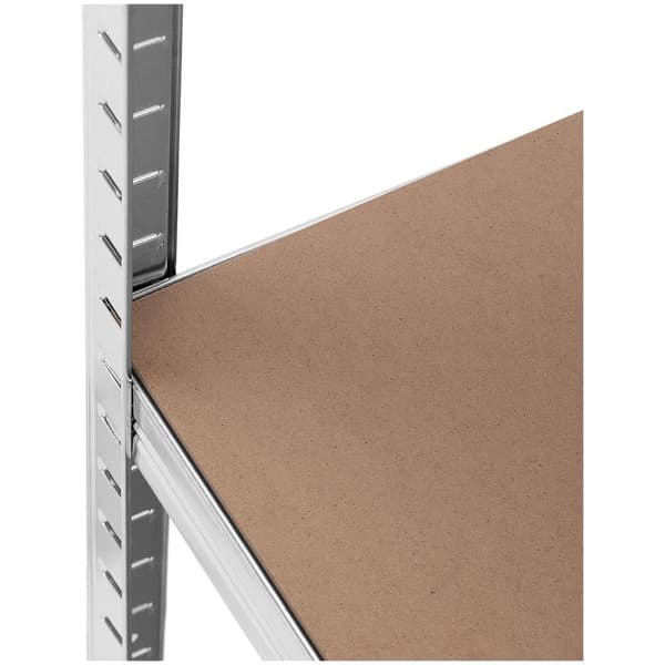 MSW Lagerhylla - 80 x 40 x 160 cm - för 4 x 80 kg - grå - 2 st