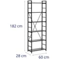 Miniatyrbild 5 av 5: Fromm & Starck Bokhylla - x x cm - 150 kg - svart