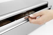 Brabantia Fall Front Bread Bin Square Front Brilliant Steel