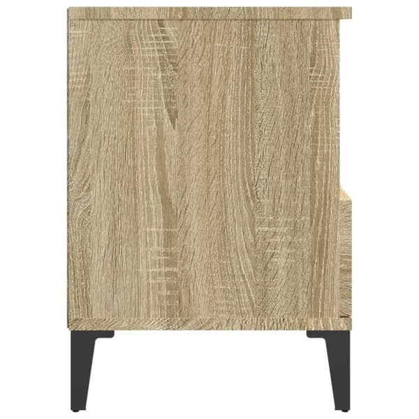 vidaXL Yöpöydät 2 kpl Sonoma-tammi 40x35x50 cm